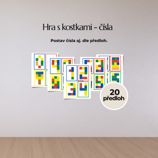 Digitální produkt - Hra s kostkami č. 2 - Čísla